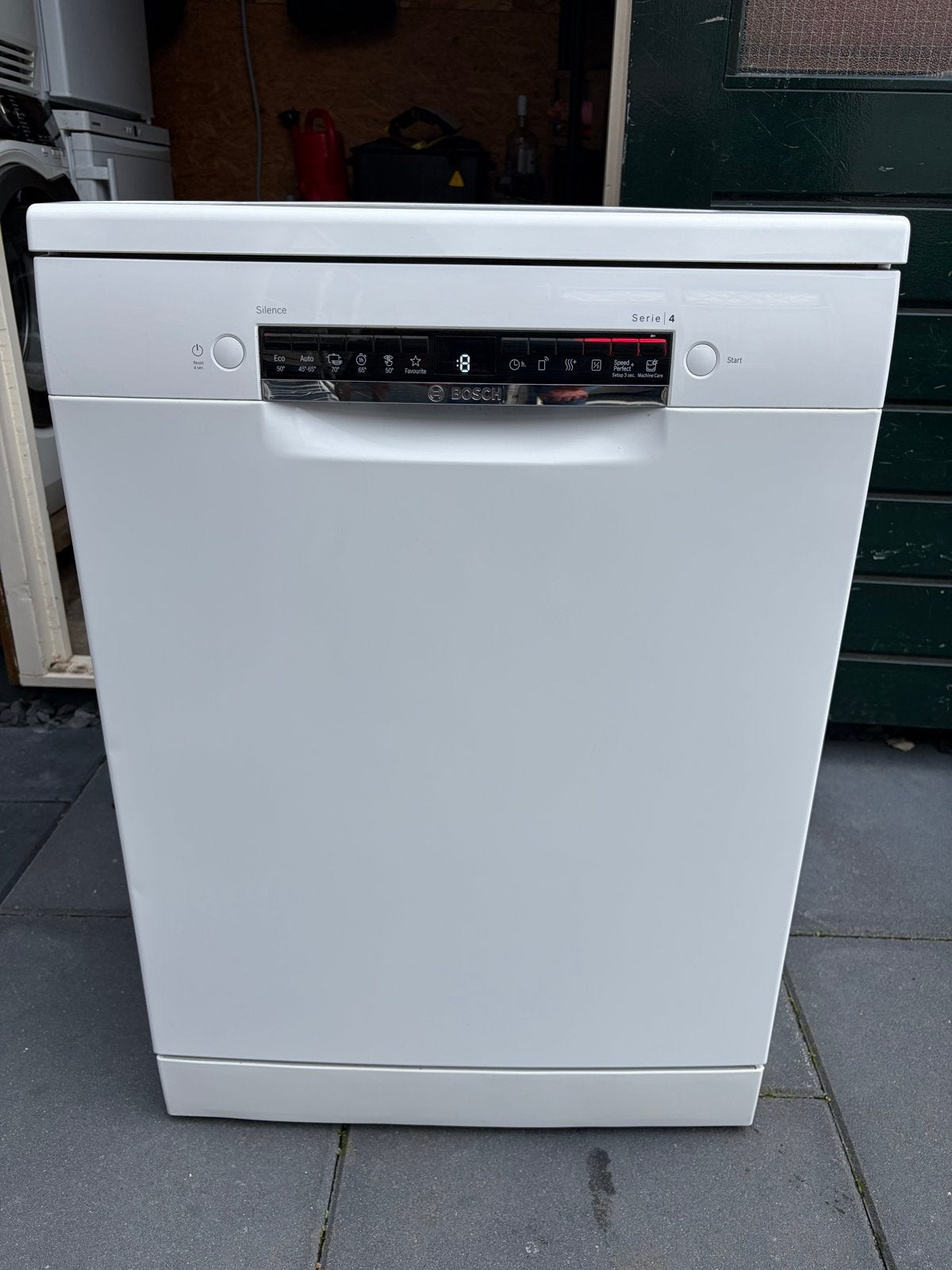 Bosch Serie 4 Silence Vrijstaande Vaatwasser, Witgoed en Apparatuur, Ophalen, 60 cm of meer, Eco programma, Zo goed als nieuw