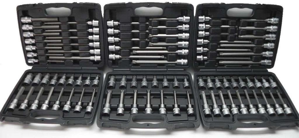 E-Torx Dop- bitset 88dlg. - 3 koffers - Nieuw, -, -, Nieuw, Ophalen of Verzenden