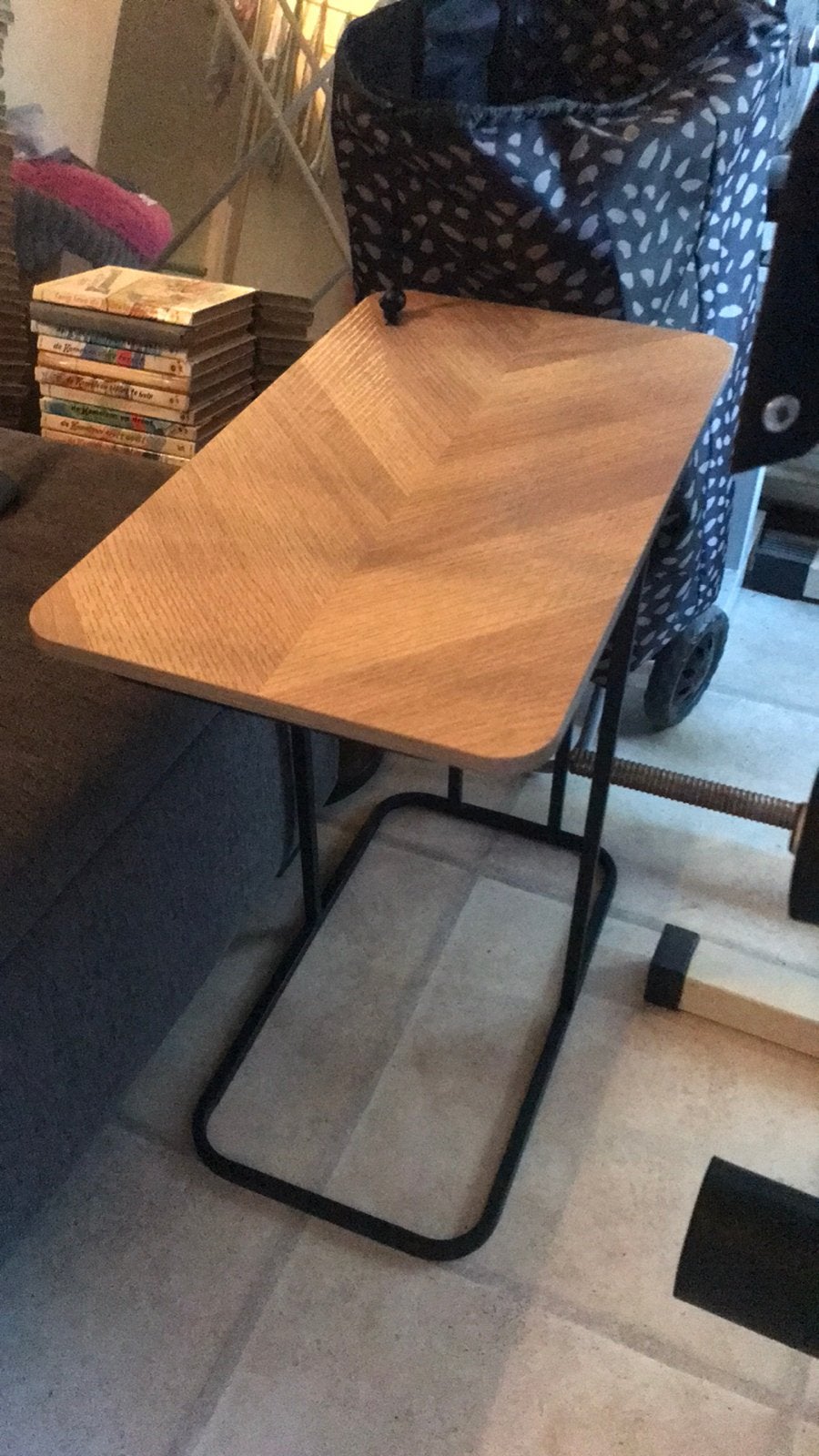 Bijzettafeltje 5 euro, 45 tot 60 cm, Minder dan 55 cm, Rond, Ophalen of Verzenden