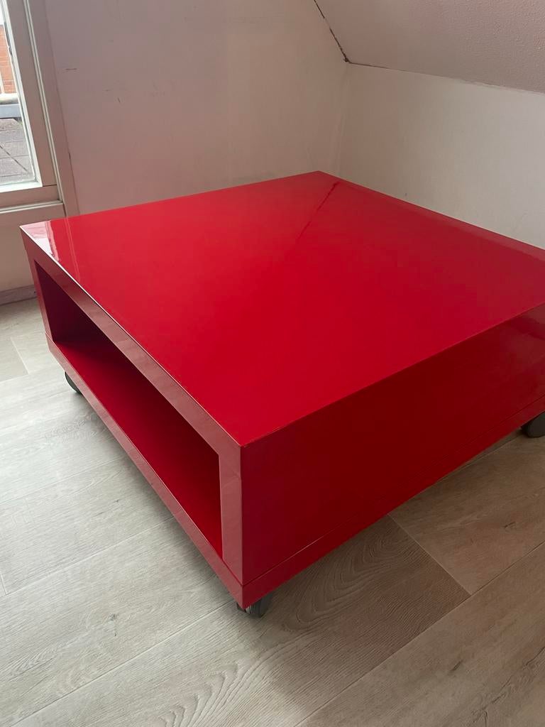 Salontafel verrijdbaar | tafel set op wieltjes, Ophalen, Zo goed als nieuw, Rechthoekig, 50 tot 100 cm