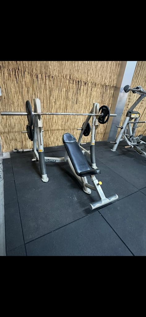 Fitness Incline bankdruk Merk Hoist Roc-it, Sport en Fitness, Ophalen, Zo goed als nieuw, Fitnessbank