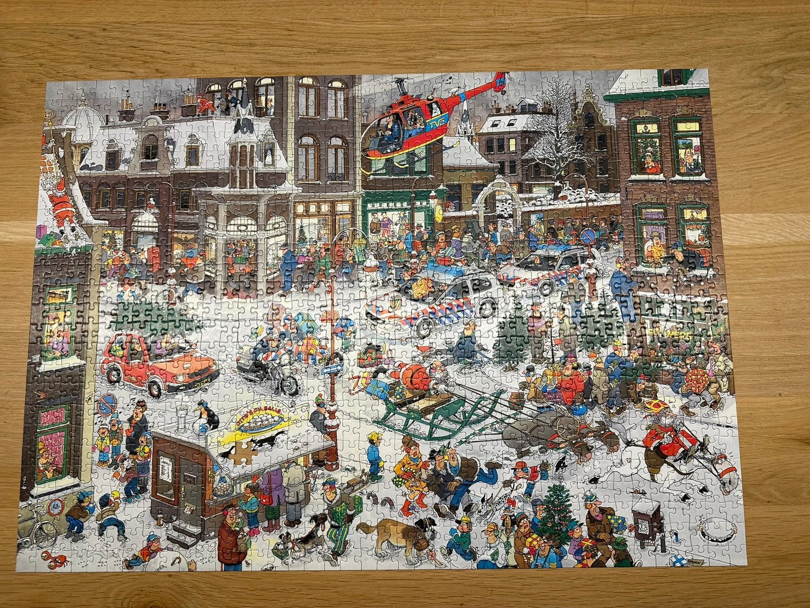 Jan van Haasteren/Kerstmis, Ophalen of Verzenden, 500 t/m 1500 stukjes, Zo goed als nieuw