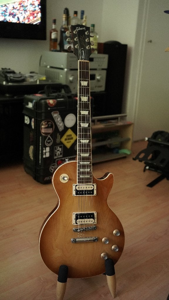 Gibson Les Paul Classic 2022 Honeyburst, Ophalen, Zo goed als nieuw, Solid body, Gibson
