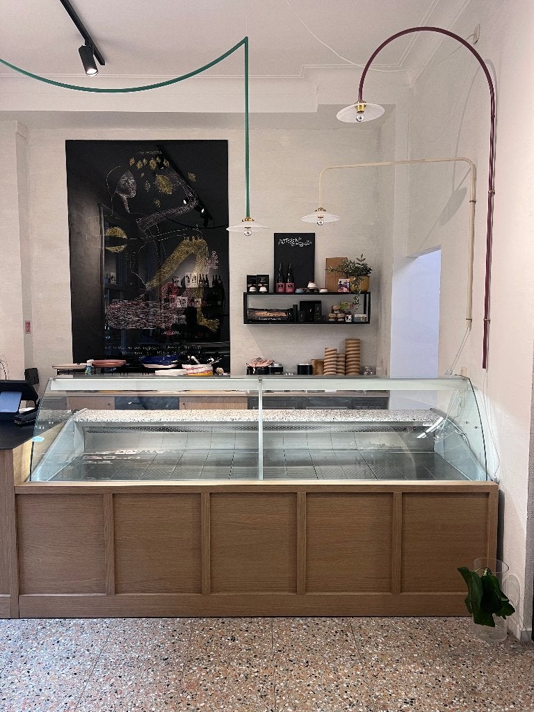 Koeltoonbank van Diamond met opslag en extra glazen plank, Ophalen, Nieuw zonder verpakking, Barinrichting