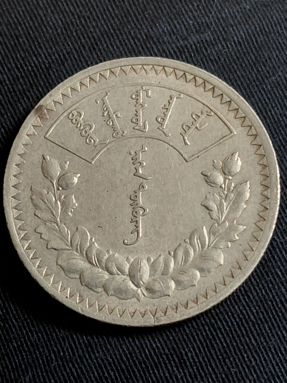 Mongolië 1 Tögrög 1925 (Yr 15) - Zilver, Postzegels en Munten, Munten | Azië, Verzenden, Oost-Azië, Losse munt, Zilver