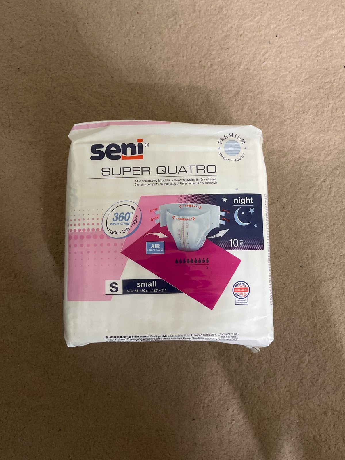 TE KOOP: Seni Super Quatro incontinentieslips, Diversen, Verpleegmiddelen, Ophalen of Verzenden, Nieuw