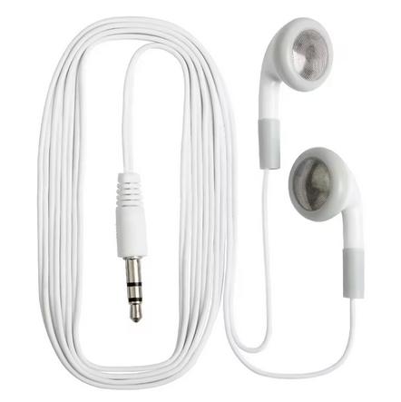 Oordopjes earphones - 3.5mm audio - vintage - wit - nieuw, Ophalen of Verzenden, Nieuw, In oorschelp (earbud)