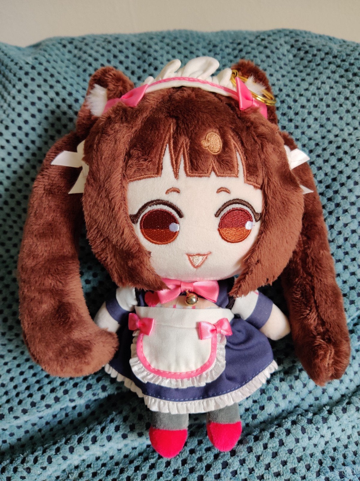 Nekopara Chocola plush Ohmonah collaboration anime figure, Ophalen of Verzenden, Zo goed als nieuw