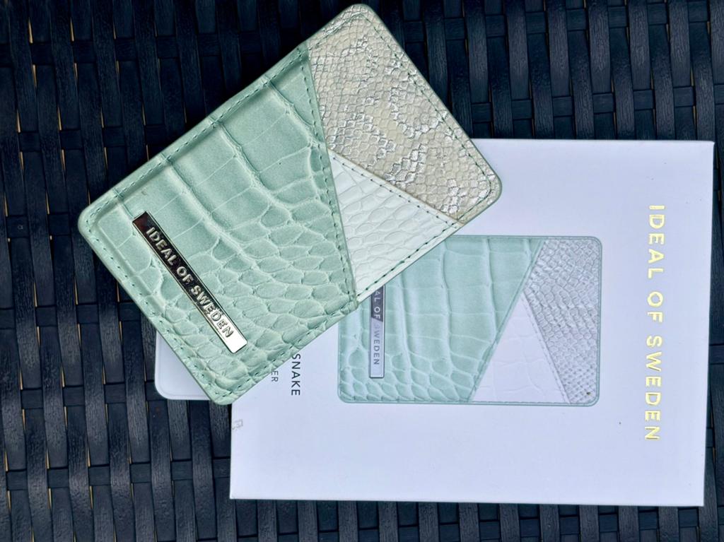 Ideal of Sweden Palladian Mint Snake Magnetic Card Holder, Ophalen of Verzenden, Nieuw, Groen, Overige merken