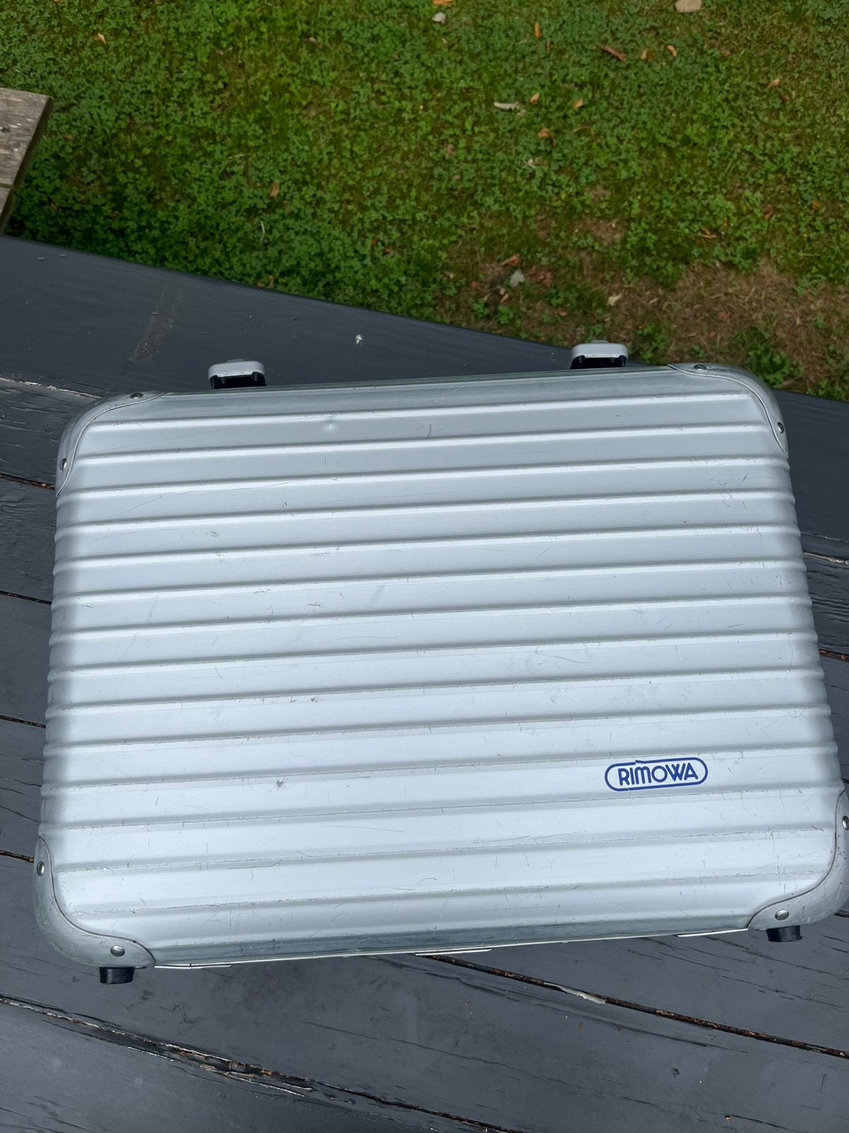 Rimowa alumium koffer / briefcase - handbagage, Gebruikt, 50 tot 60 cm, Slot, Ophalen of Verzenden