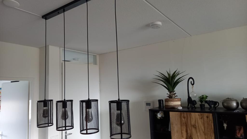 Industriële lamp, Ophalen, Zo goed als nieuw, Metaal, Industriële