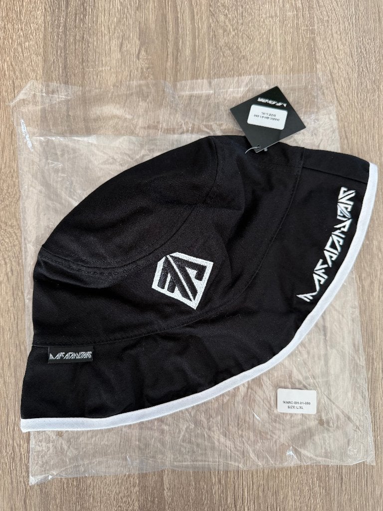 Marc Acardipane bucket hat carrier zwart, Hoed, Ophalen of Verzenden, Zo goed als nieuw, 58 cm (L, 7¼ inch) of meer