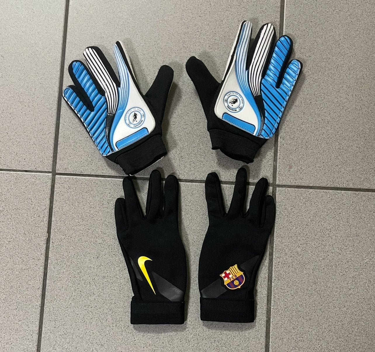 Nike voetbal handschoenen (5: 9 jaar), Maat XS of kleiner, Ophalen of Verzenden, Zo goed als nieuw, Handschoenen