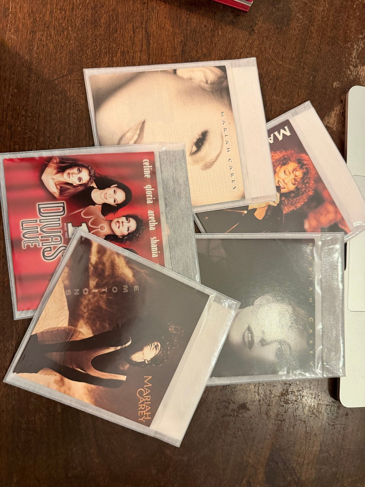 Set van 5 Mariah Carey CD's en Divas Live CD in dunne hoesje, Ophalen of Verzenden, Gebruikt, Pop, Album