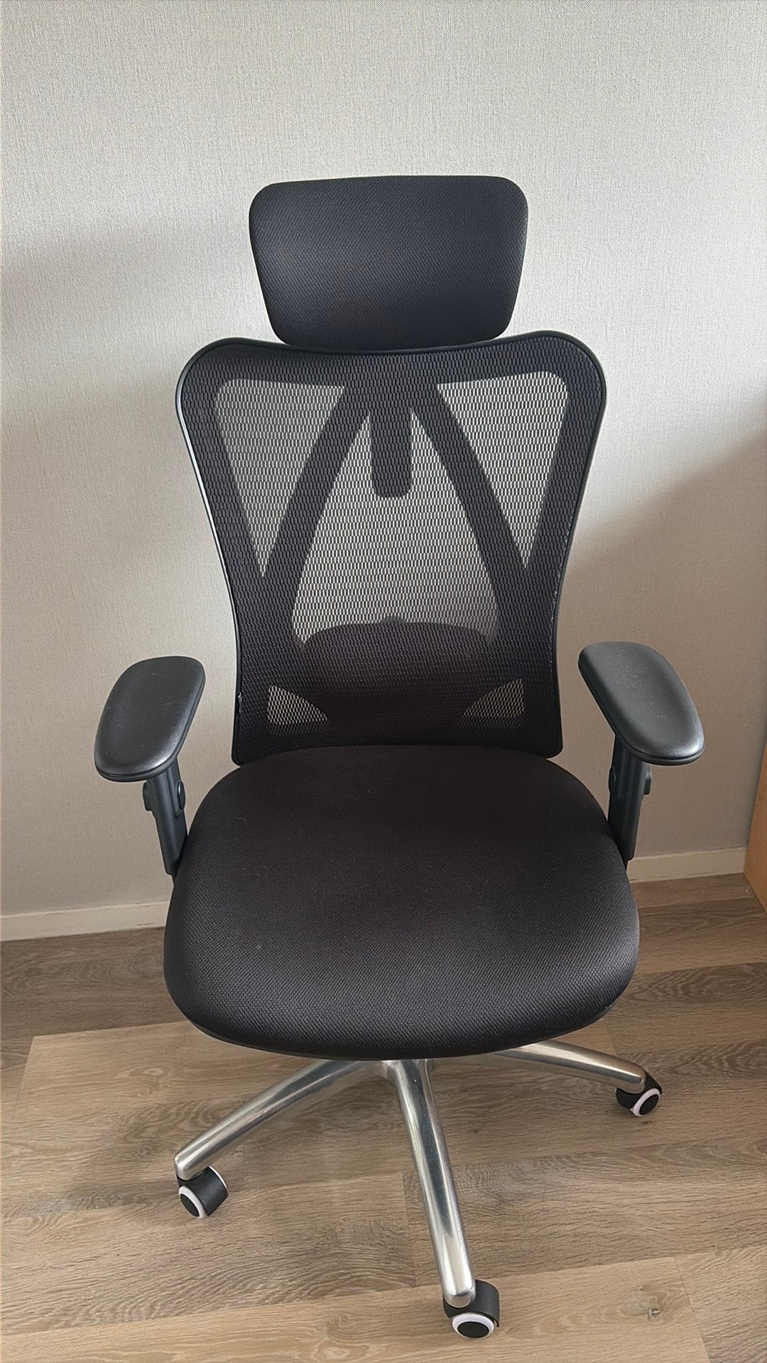 Bureaustoel ergonomisch, Huis en Inrichting, Bureaustoelen, Ophalen, Zwart, Zo goed als nieuw, Bureaustoel