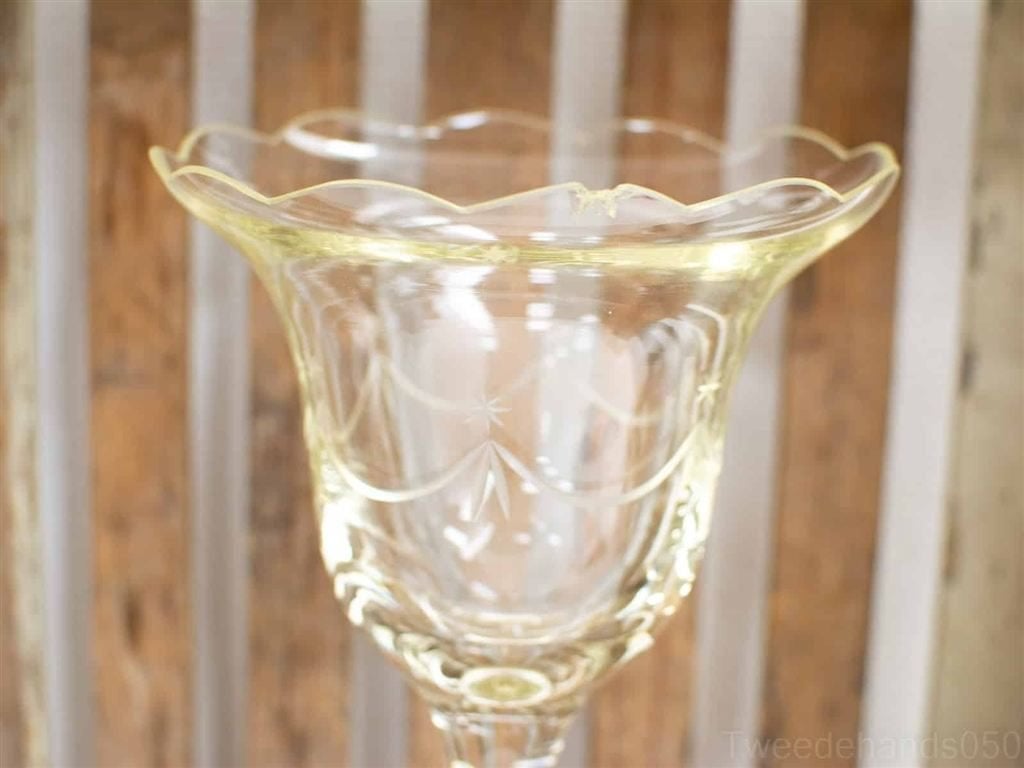 vaas in de vorm van een wijnglas 25338, Ophalen of Verzenden, Gebruikt