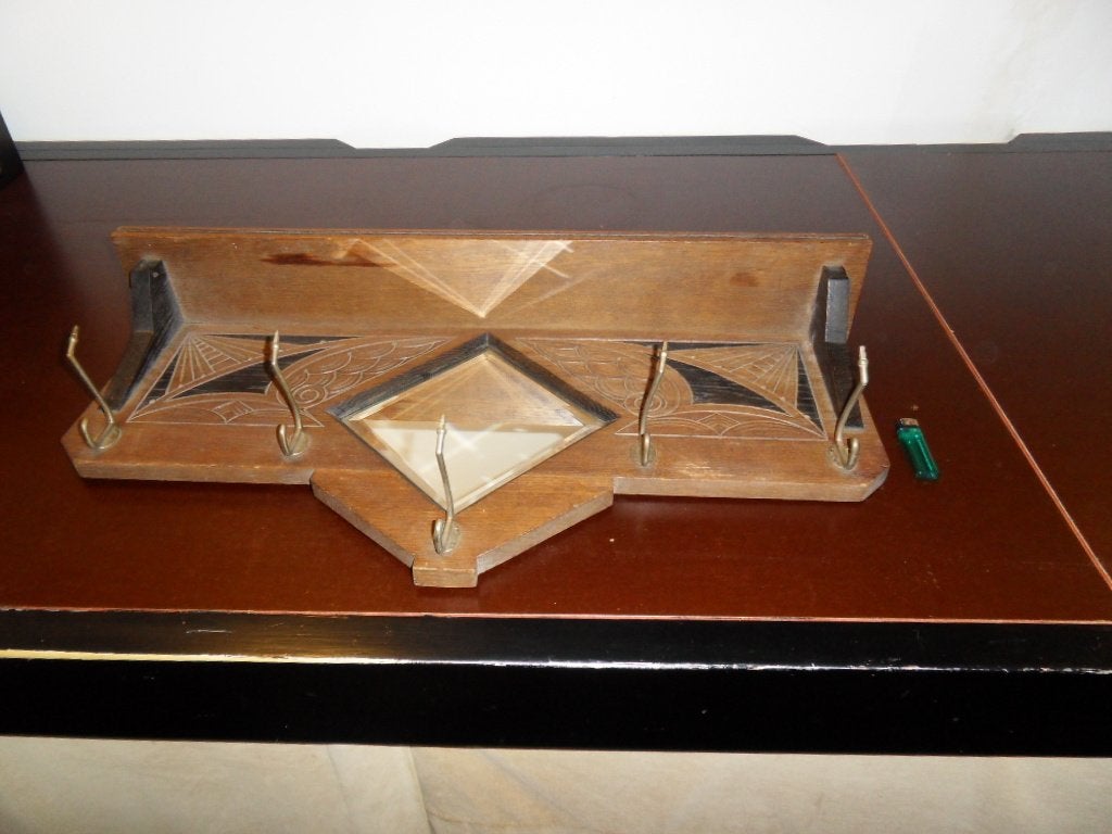 antieke kapstok, Wandkapstok, Gebruikt, Ophalen of Verzenden, Minder dan 100 cm