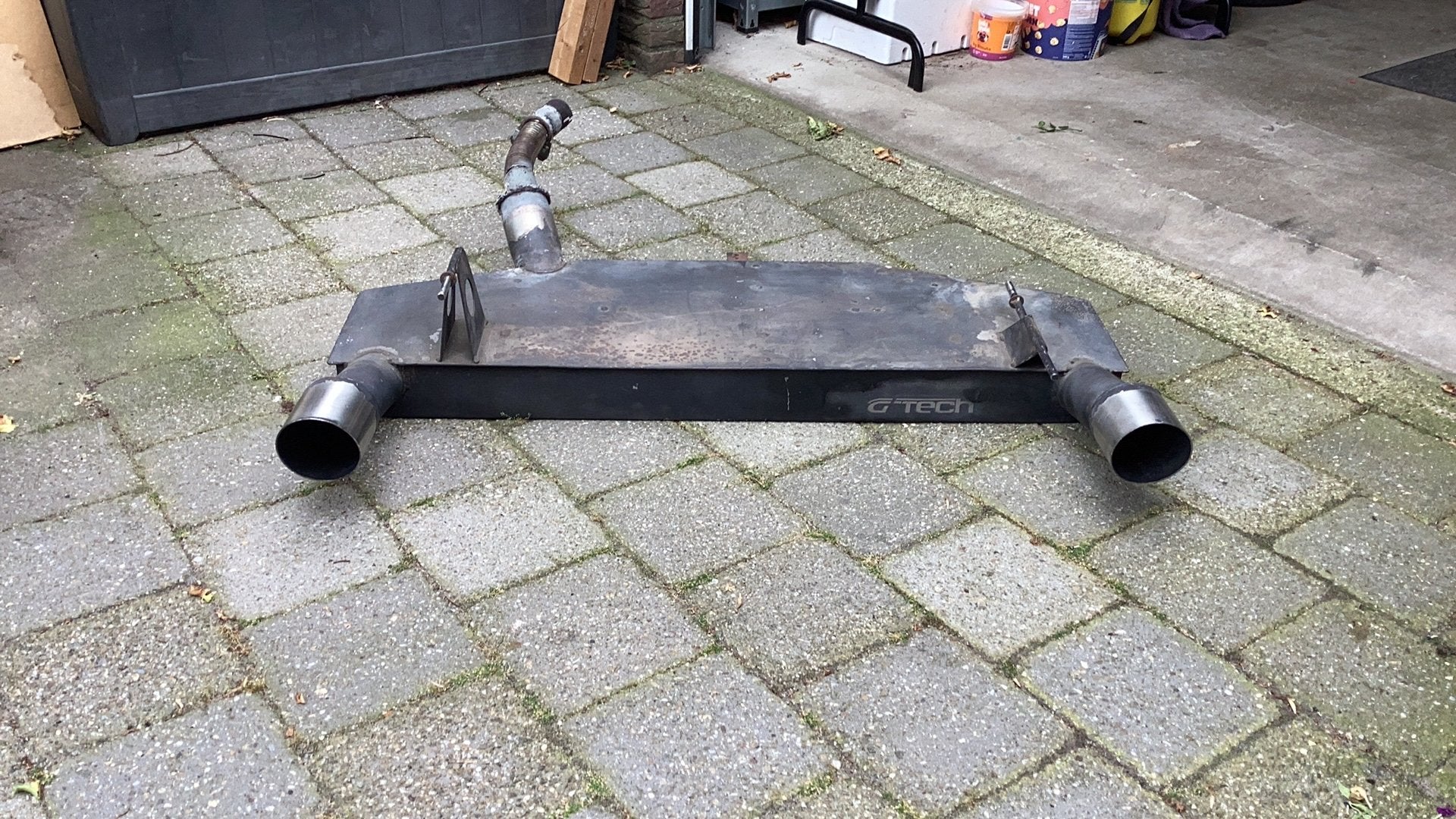 Fiat panda/fiat 500 g-tech sportuitlaat demper, Ophalen, Fiat