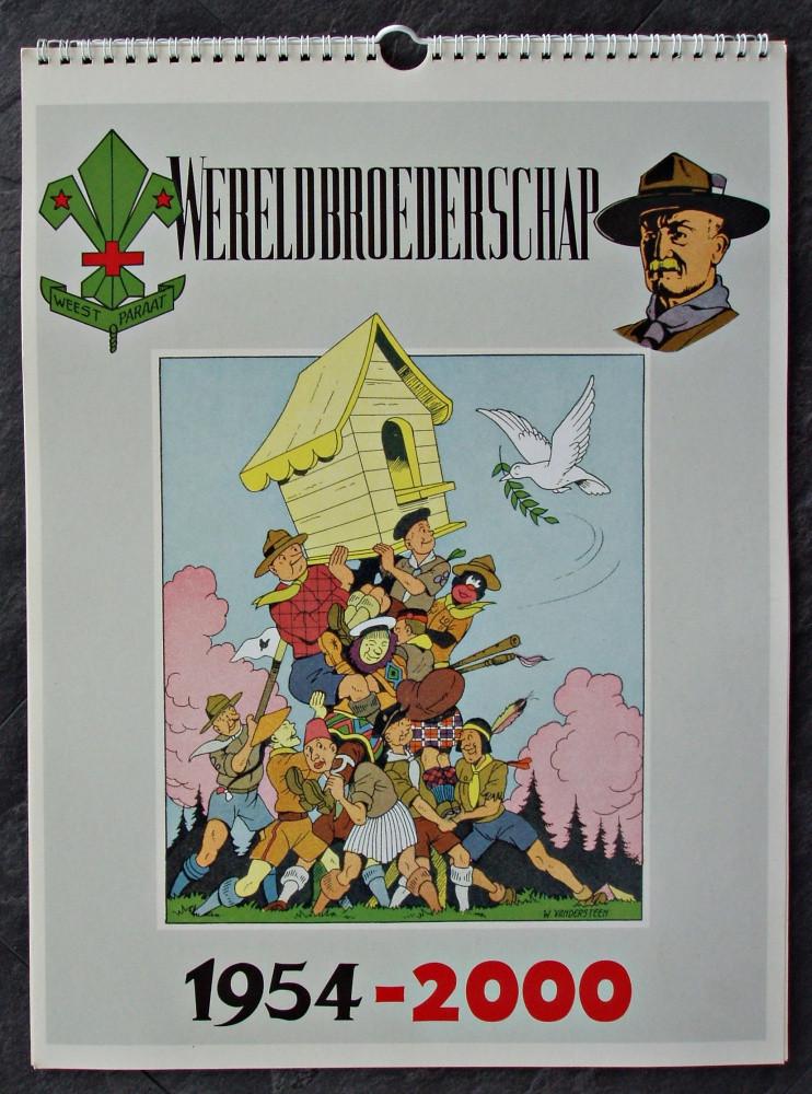 Suske en Wiske - Wereldbroederschap Kalender 1954 - 2000, Verzenden, Suske en Wiske, Zo goed als nieuw, Boek of Spel
