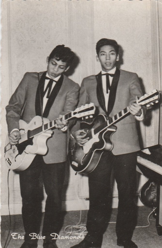 Ansichtkaart, Artiest,  The Blue Diamonds  (113), Verzenden, 1960 tot 1980, Sterren en Beroemdheden