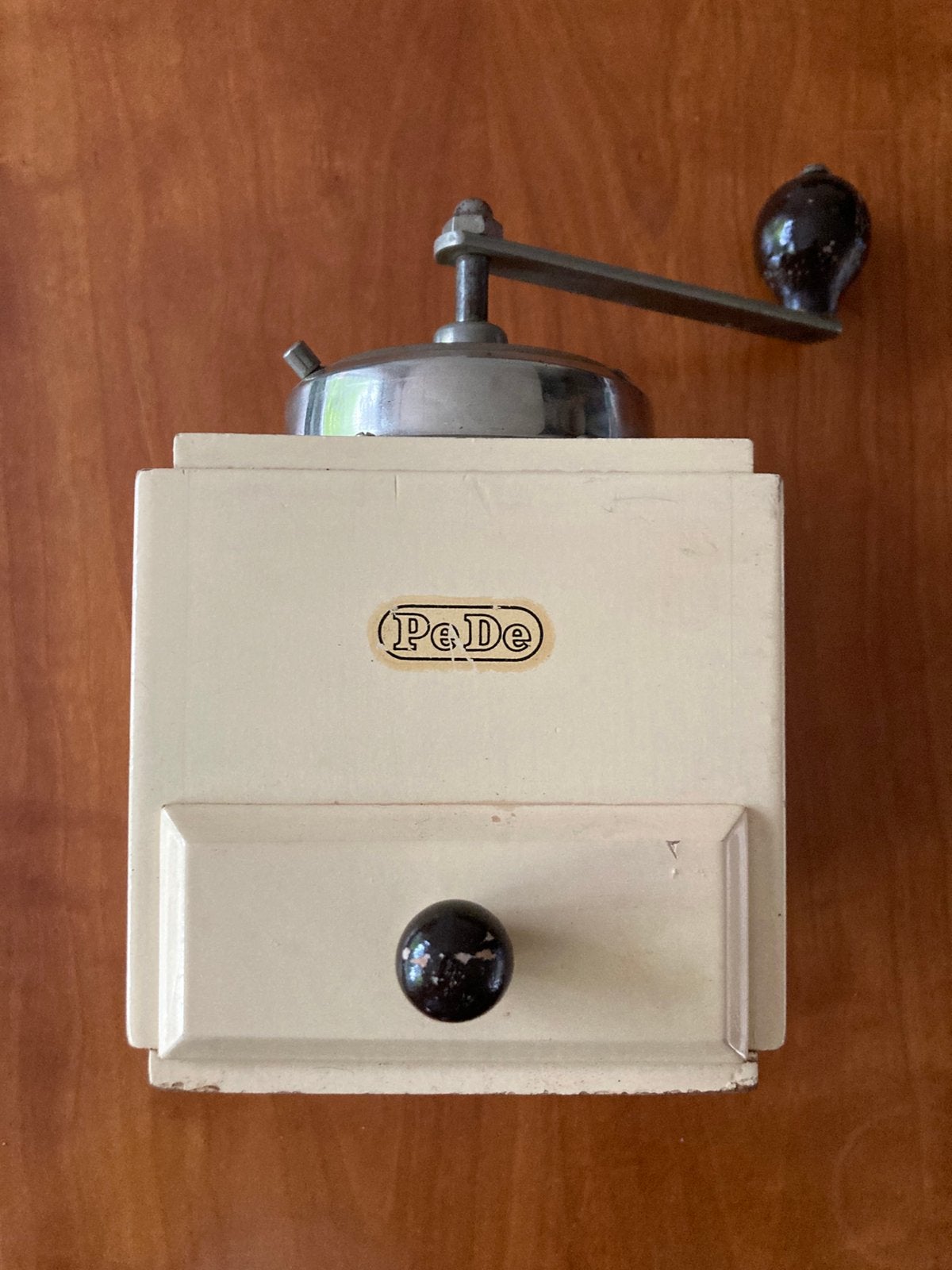 Antieke / vintage koffiemolen PeDe, Ophalen of Verzenden