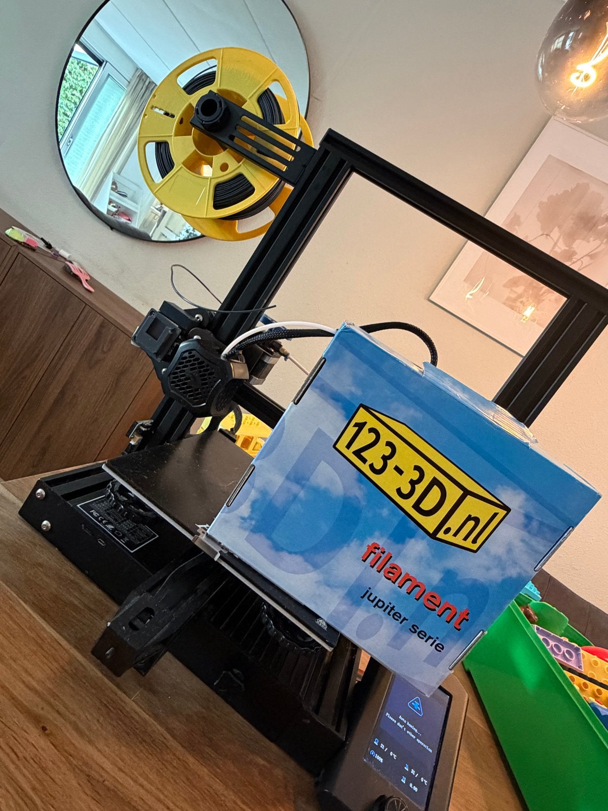 Ender 3 3D-printer met extra filament (grijs en wit), Ophalen, Gebruikt, Filament