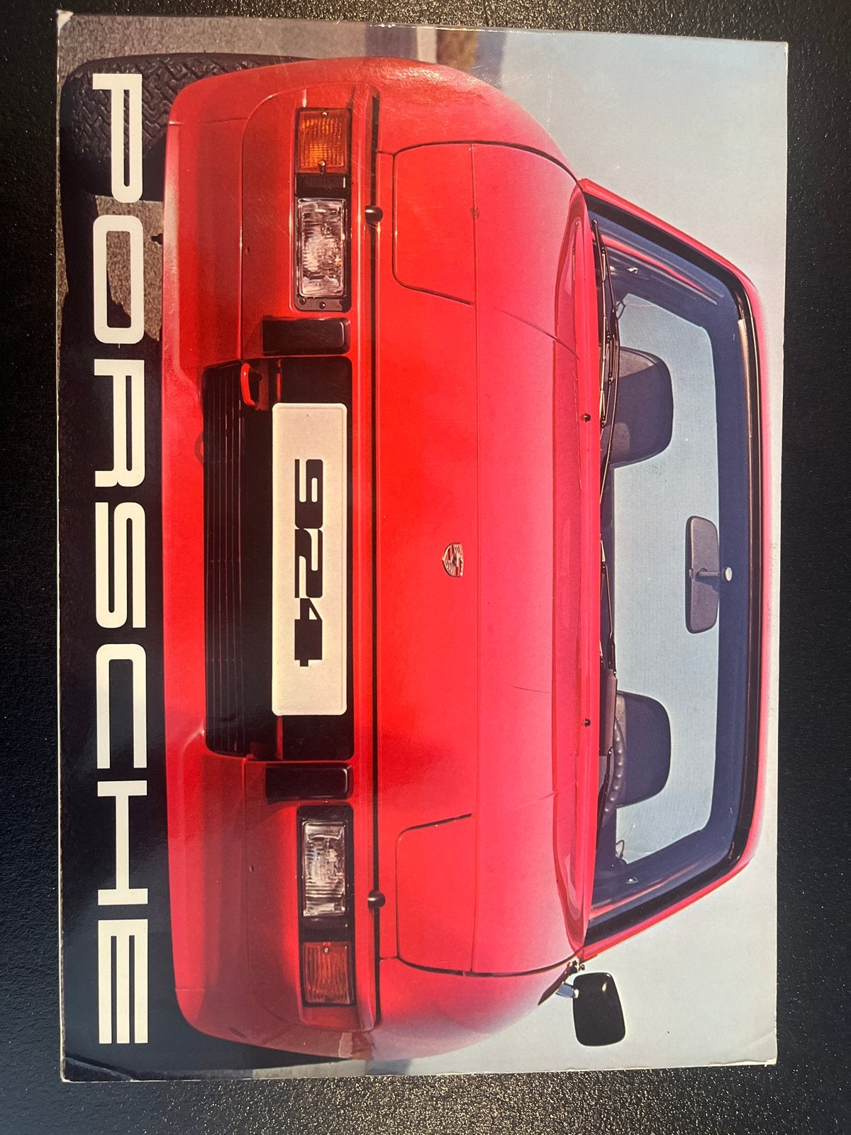 Porsche 924 folder  1976 - Grootformaat, Ophalen of Verzenden, Gelezen, Porsche