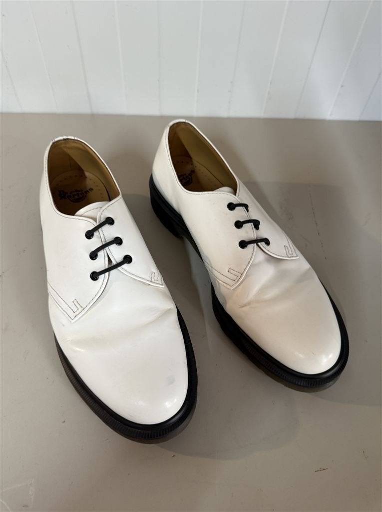 Dr. Martens Witte Leren Schoenen - 1461 Oxford - Maat 43, Ophalen of Verzenden, Zo goed als nieuw, Wit