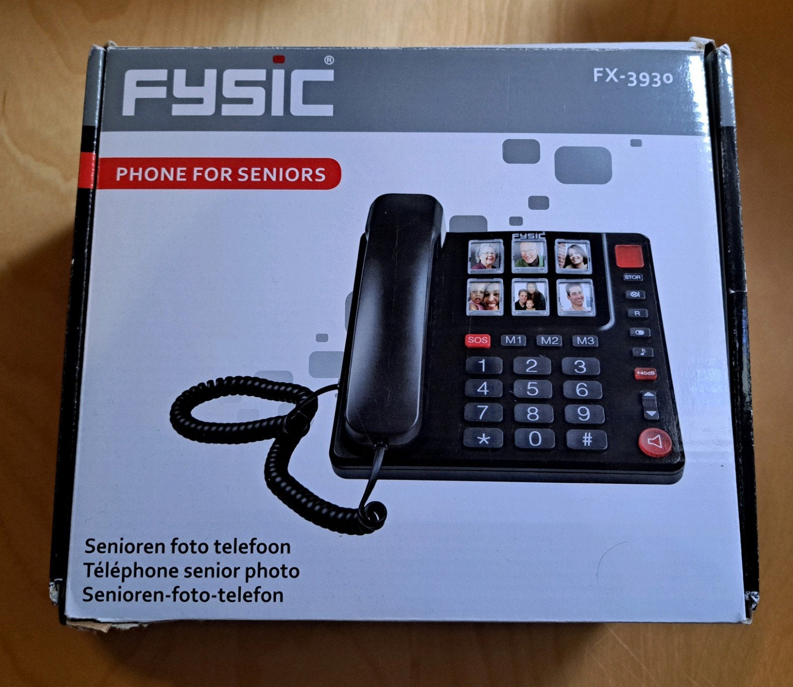 Fysic FX-3930 Senioren Telefoon met Fototoetsen, Ophalen of Verzenden, Gebruikt