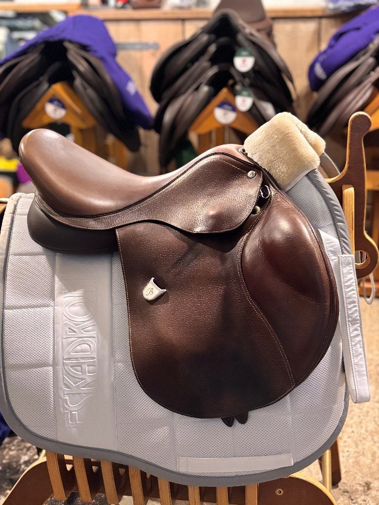 Bates springzadel 16,5 inch., Verstelbaar kopijzer, Bates, Ophalen of Verzenden, Info@paardenschuur.nl