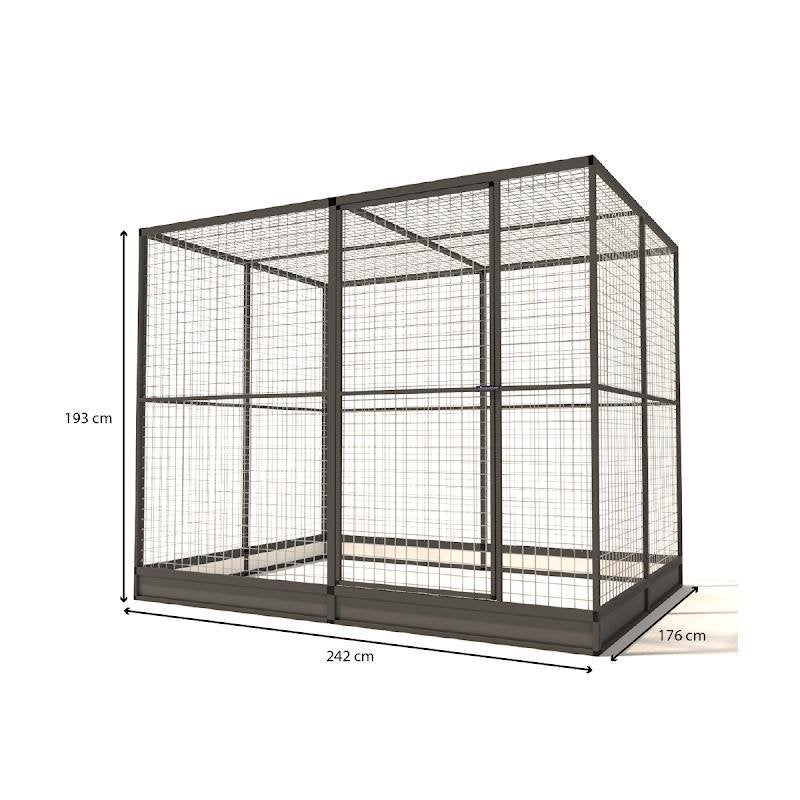 Aluminium kippenren Noa