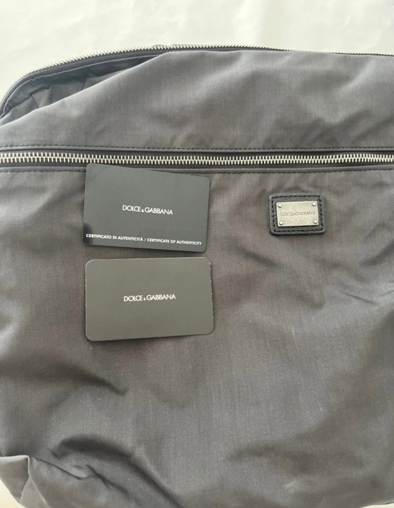 Dolce & Gabbana Rugzak/handtas NIEUW dustbag & kaarten (D&G), Computers en Software, Laptoptassen, Ophalen, 15 inch, Grijs, Overige merken