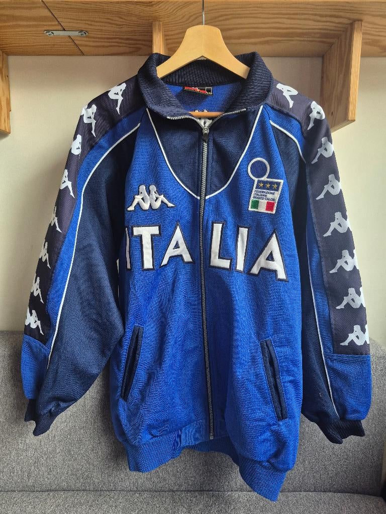 Italië vintage trainingsjack 2000 Kappa (L), Ophalen of Verzenden, Zo goed als nieuw, Buitenlandse clubs, Shirt