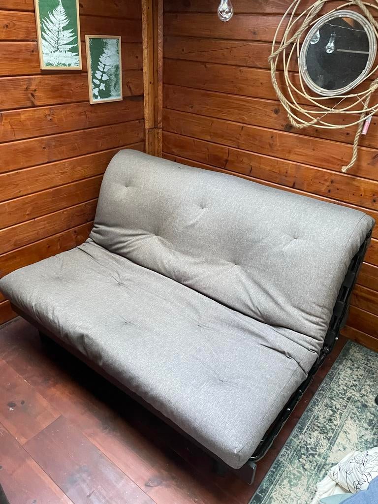 IKEA Slaapbank met INNOVATION matras MOET WEG, Ophalen, Nieuw, Twijfelaar, Grijs