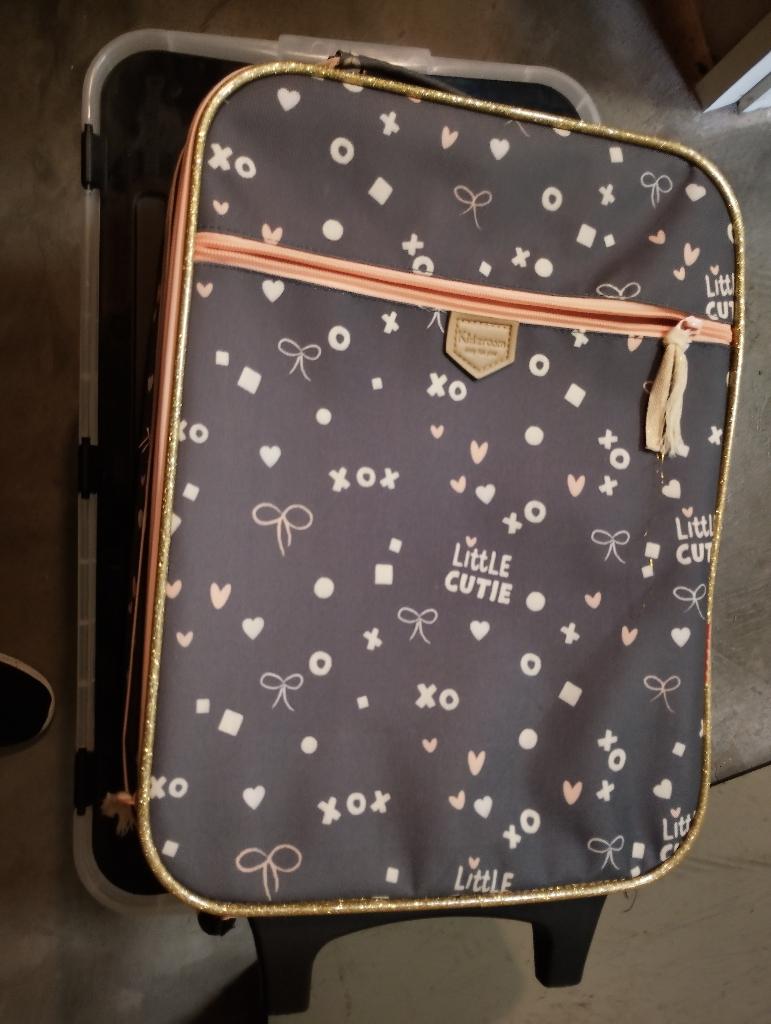Kleine meisjes koffer, Sieraden, Tassen en Uiterlijk, Koffers, Ophalen, Wieltjes, Hard kunststof, Minder dan 50 cm