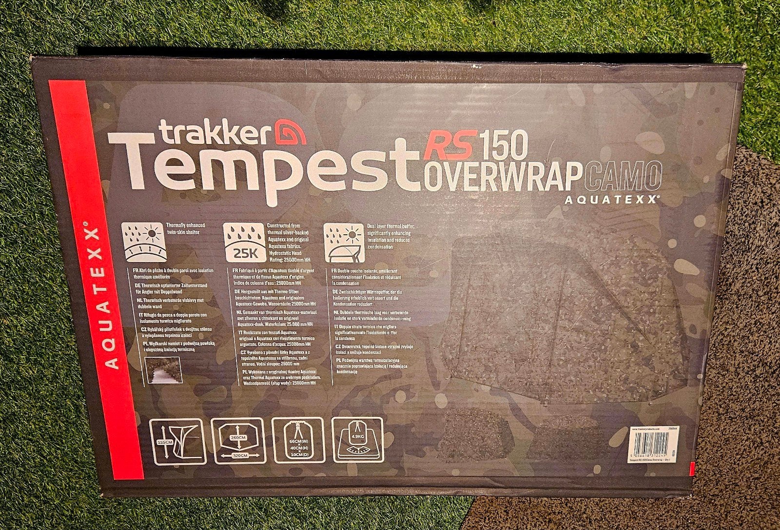 Trakker Tempest RS 150 Overwrap Camo Aquatexx, Watersport en Boten, Ophalen, Nieuw