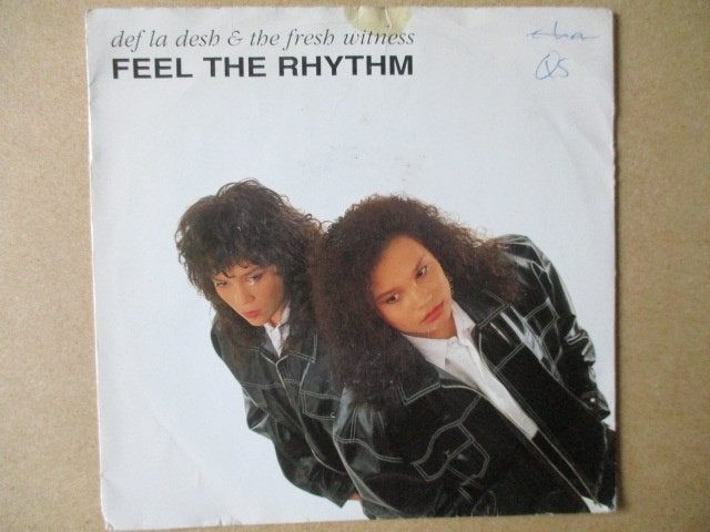 s1708 def la desh and the frash witness - feel the rhythm, Ophalen, Gebruikt, 7 inch, Overige genres