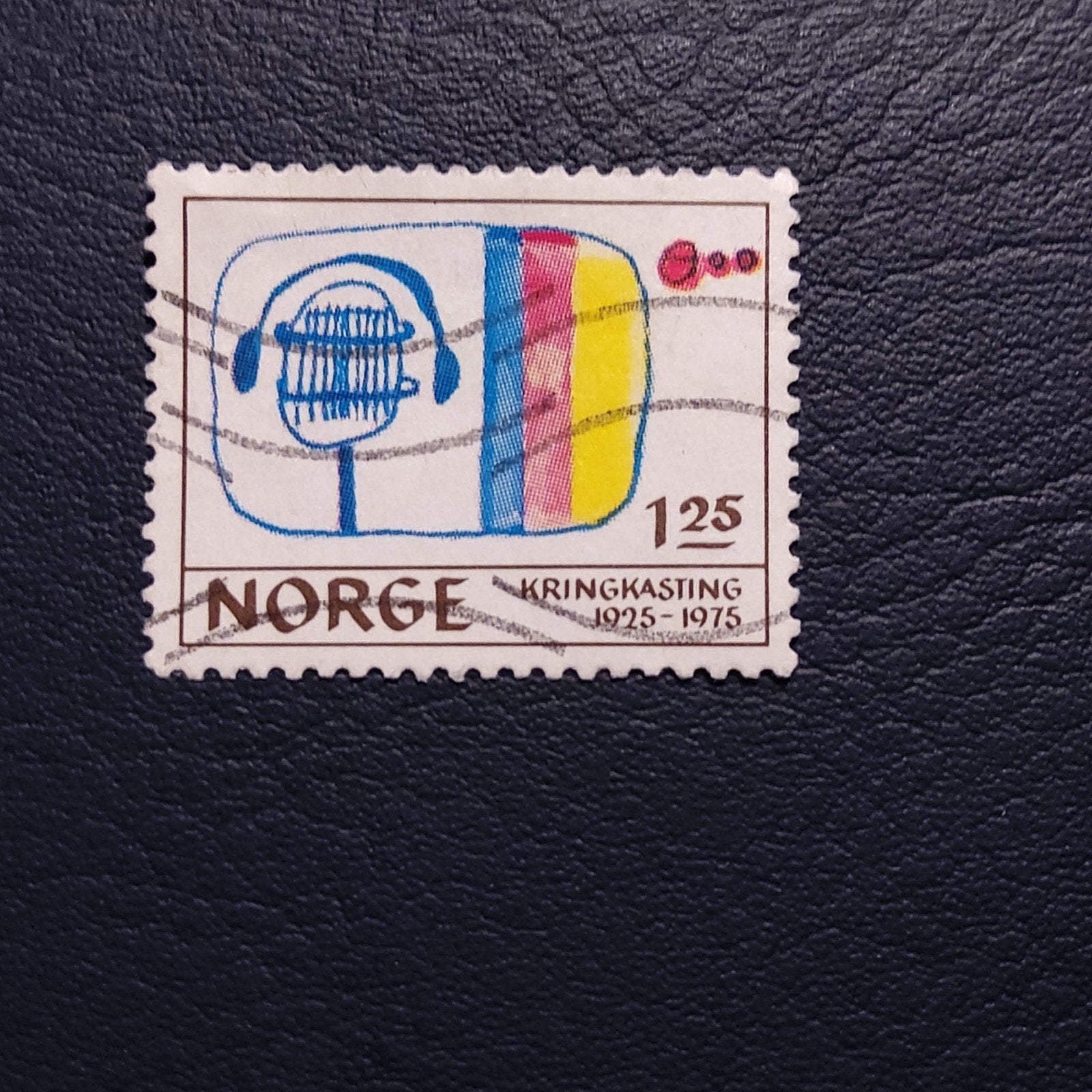 Noorwegen postzegel Kringkasting 1925-1975, Ophalen of Verzenden