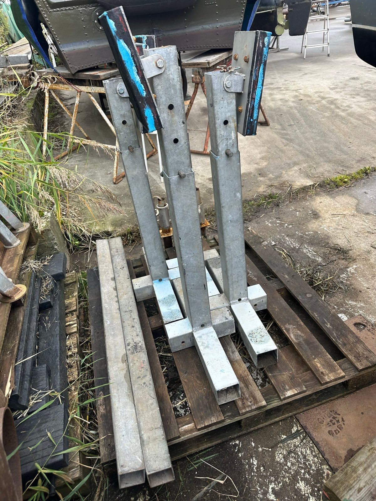 Zware bootbokken (4 stuks) - Hoogte vanaf 90cm, Ophalen, Gebruikt, Overige typen