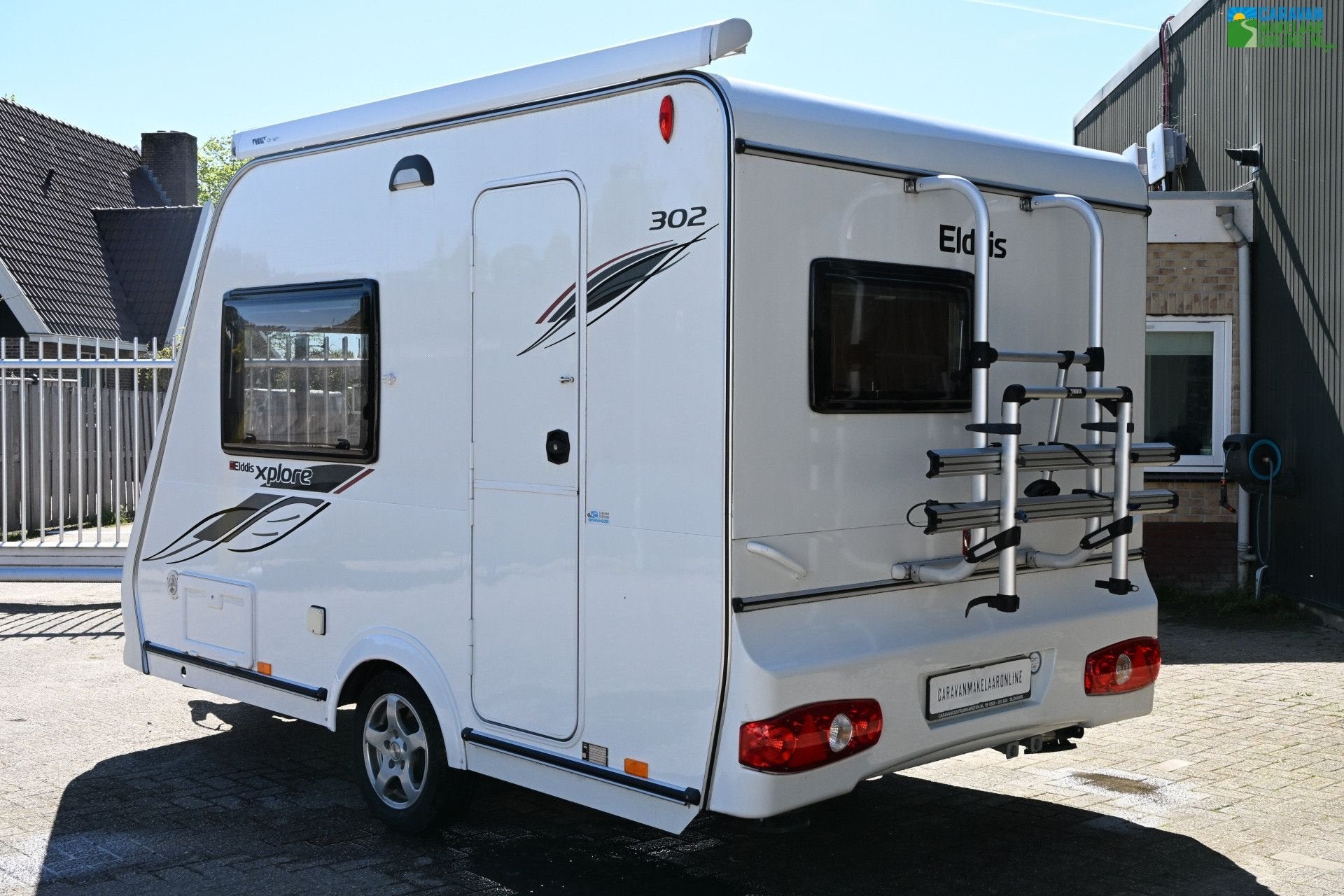 Elddis Xplore 302 Cass.luifel Fietsdrager Voortent Lichtgew, Elddis, Tot en met 2, Bedrijf, 750 - 1000 kg