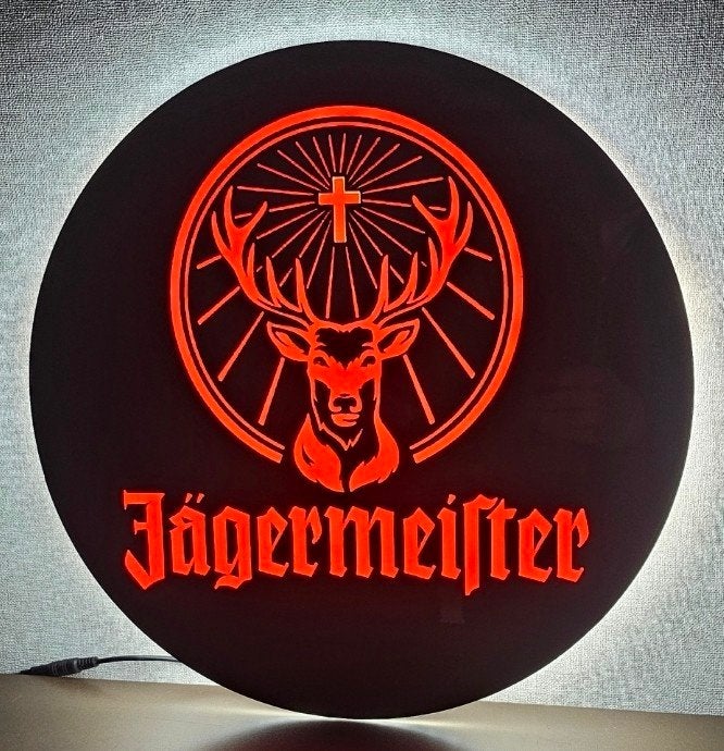 Mooie JÄGERMEISTER LED reclame verlichting lamp, Ophalen of Verzenden, Nieuw, Lichtbak of (neon) lamp
