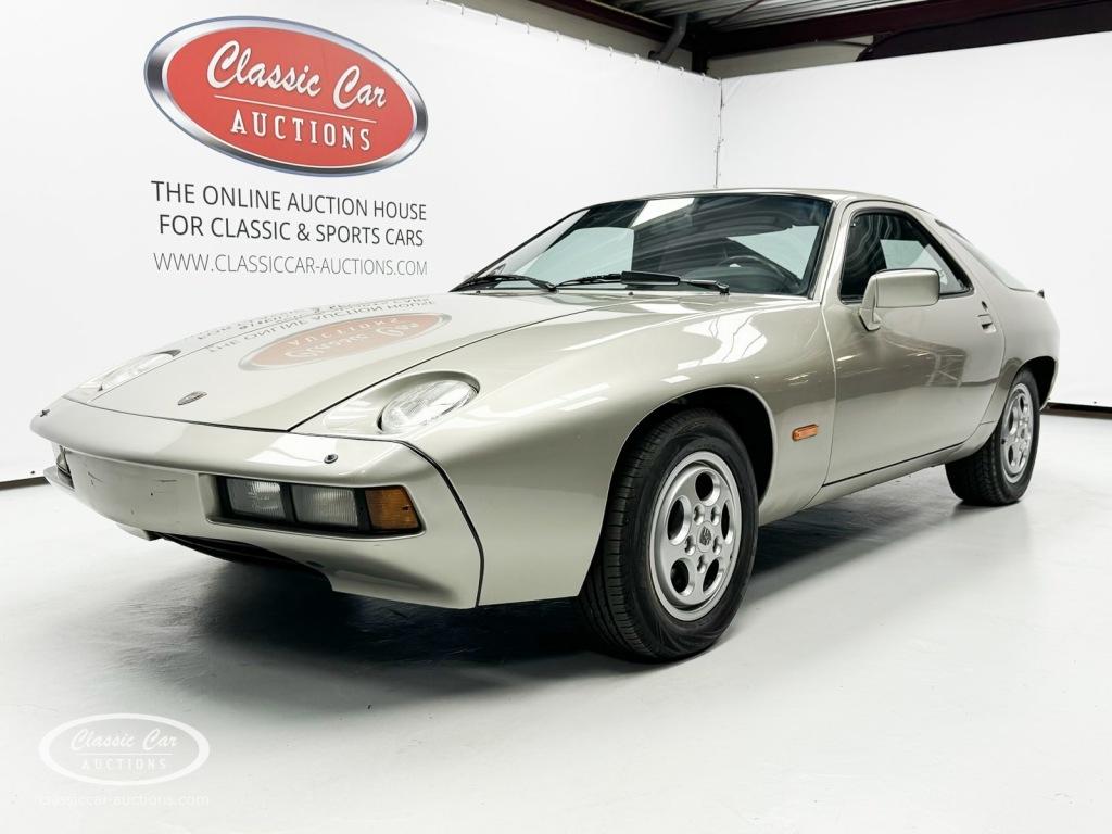 Porsche 928   - ONLINE AUCTION, Automaat, Bedrijf, Porsche, Zilver of Grijs
