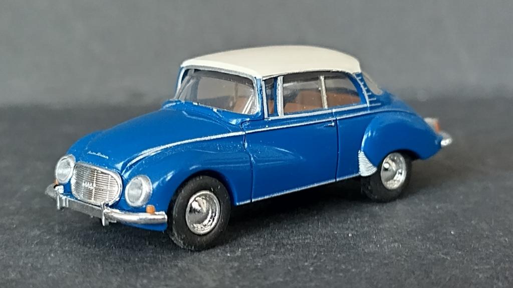 Dkw Auto Union 1000 S Blauw 1:87 Brekina Pol, Auto, Brekina gmbh, Info@brekina de, Nieuw