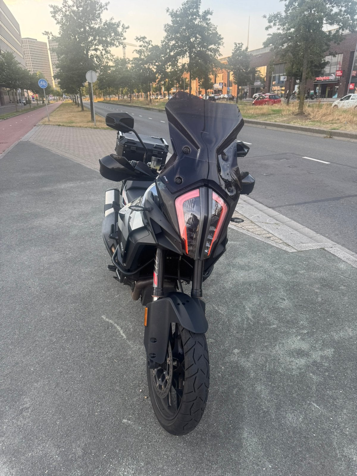 KTM super adventure 1290 S, Ophalen