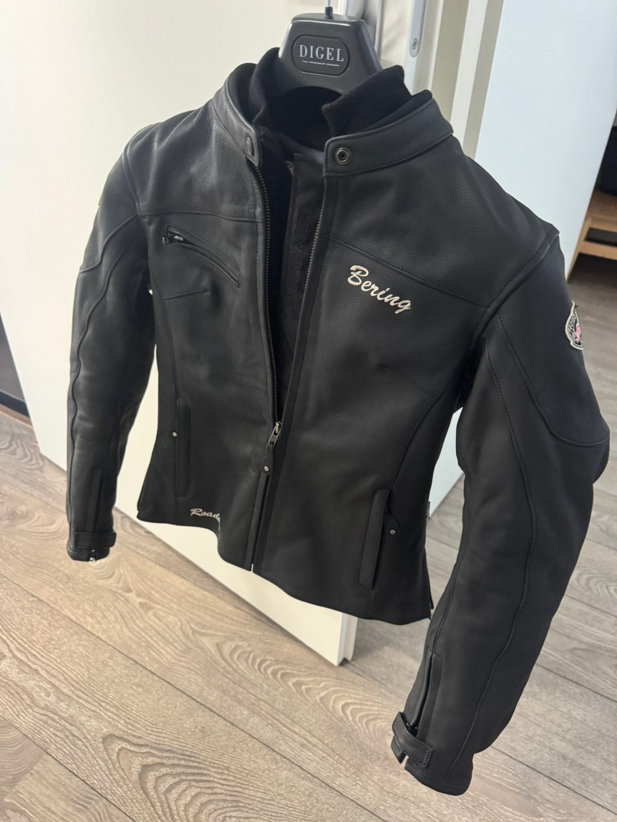 Bering motorjas, Motoren, Ophalen, Tweedehands, Dames, Jas | textiel