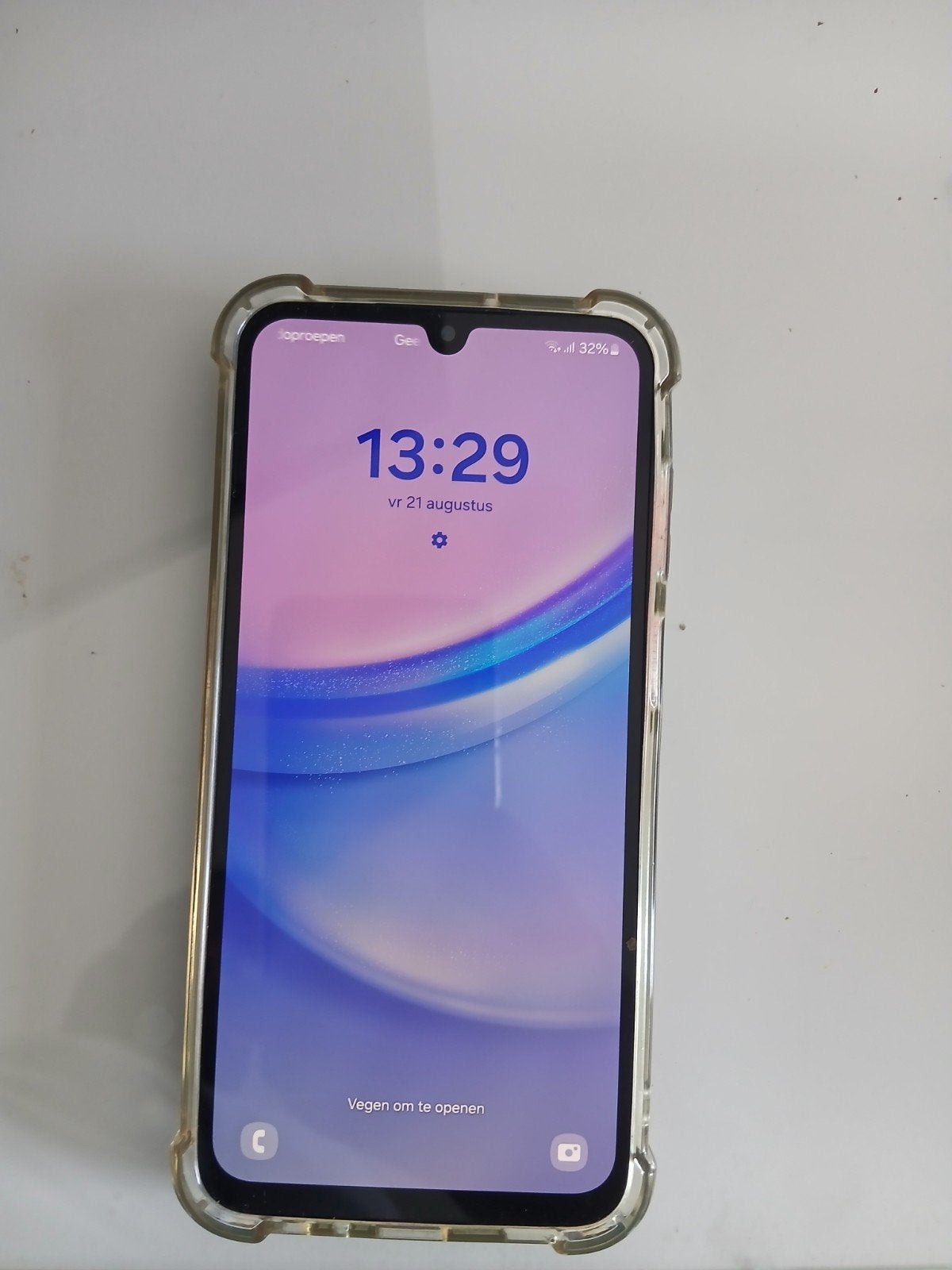 Samsung Galaxy SM-A155F, Telecommunicatie, Mobiele telefoons | Samsung, Blauw, Touchscreen, Nieuw, Ophalen of Verzenden