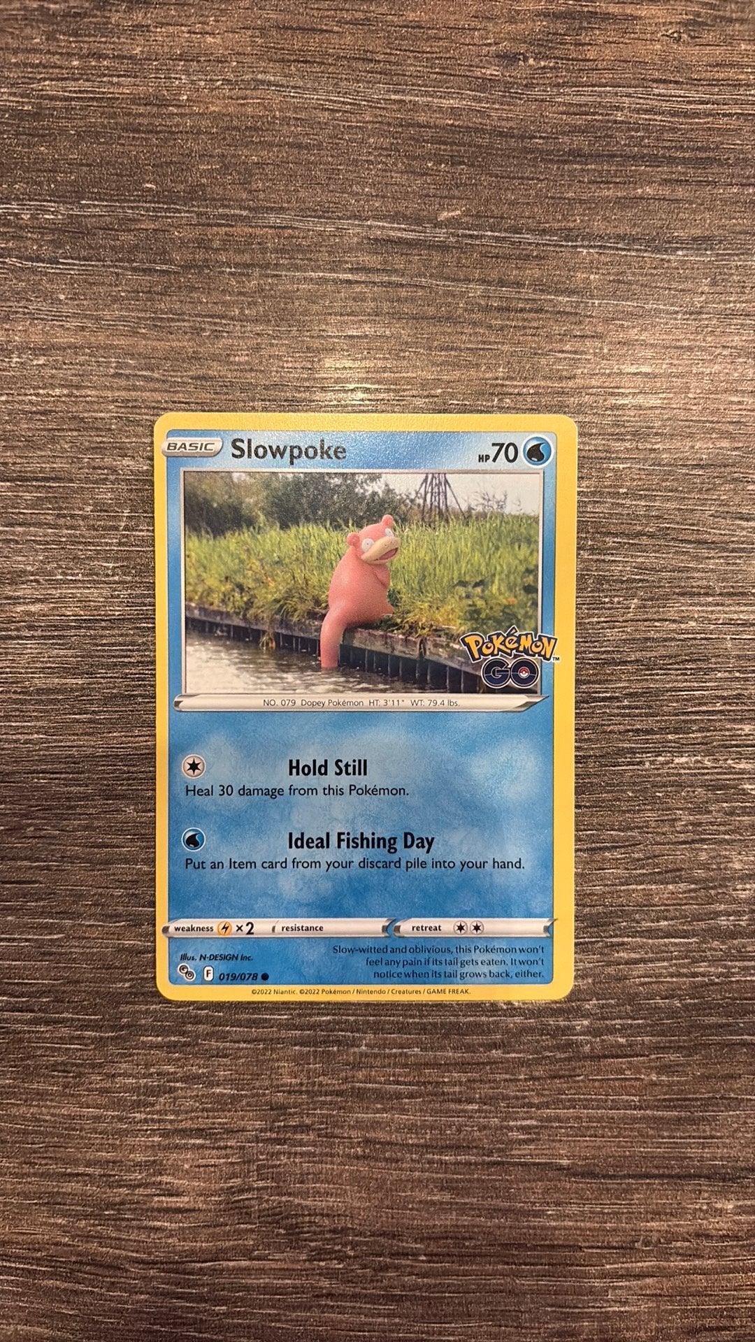 PGO Slowpoke 019/078, Ophalen of Verzenden, Zo goed als nieuw