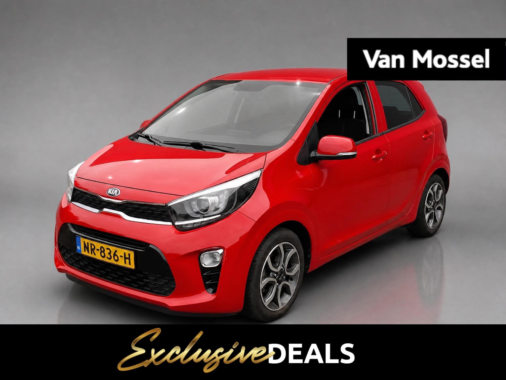 Kia Picanto 1.0 CVVT First Edition | Cruise Control | Bestuu, Voorwielaandrijving, Stof, Gebruikt, Euro 6