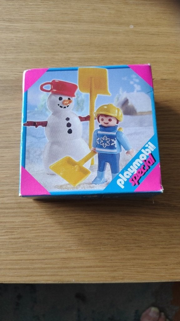 Vintage Playmobil Special 4680 sneeuwpop winterkind, Gebruikt, Complete set, Special plus, Ophalen of Verzenden