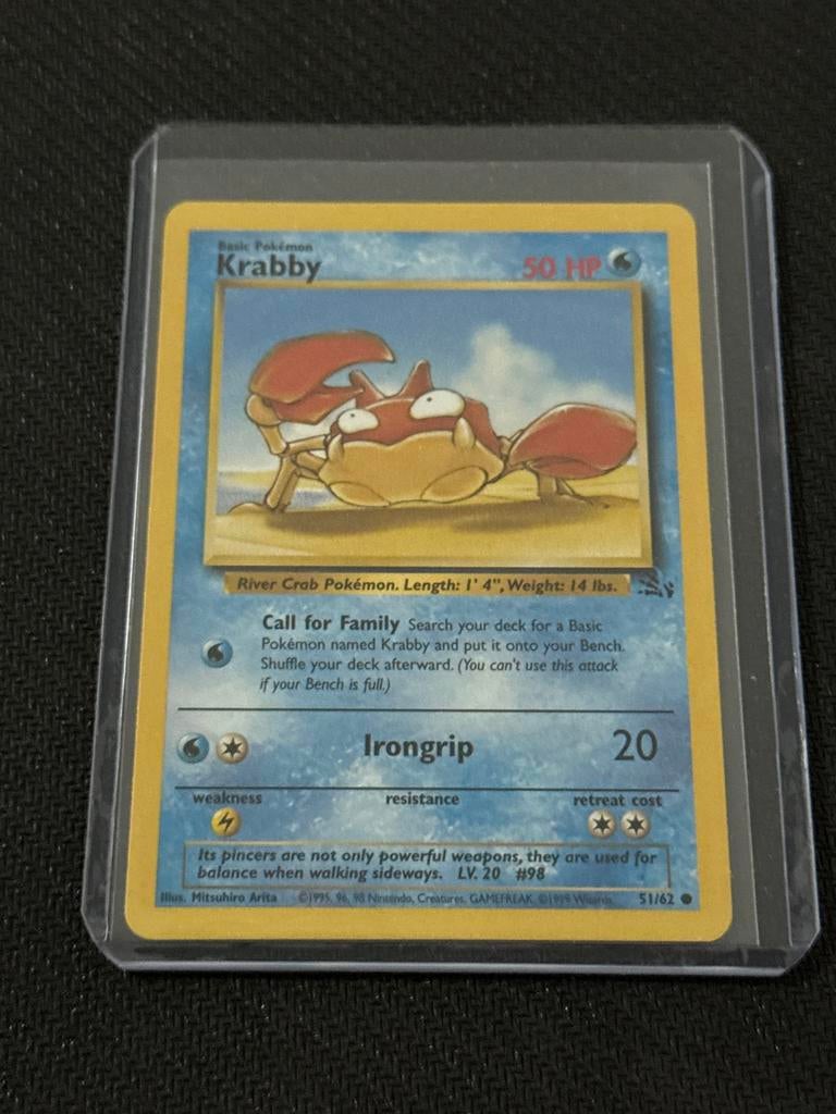 Krabby 51/62 SLASH ERROR, Ophalen of Verzenden, Zo goed als nieuw, Losse kaart